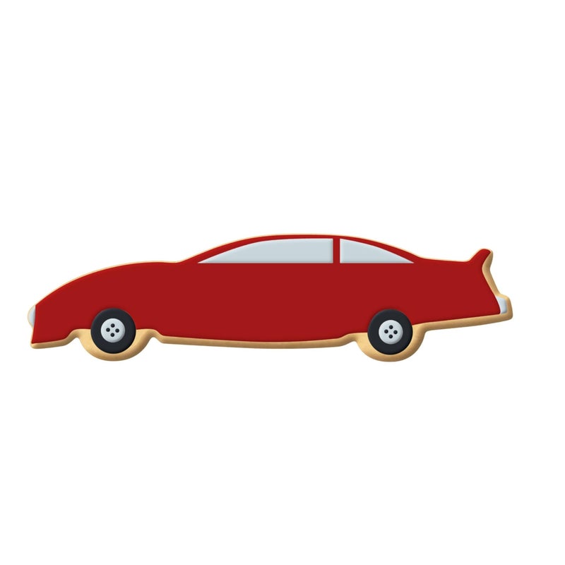 CookieCutter.com CookieCutter Race Car Cookie Cutter 5 Inch â€“Tin Plated Steel Cookie Cutters - Race Car Cookie Mold - Image 2